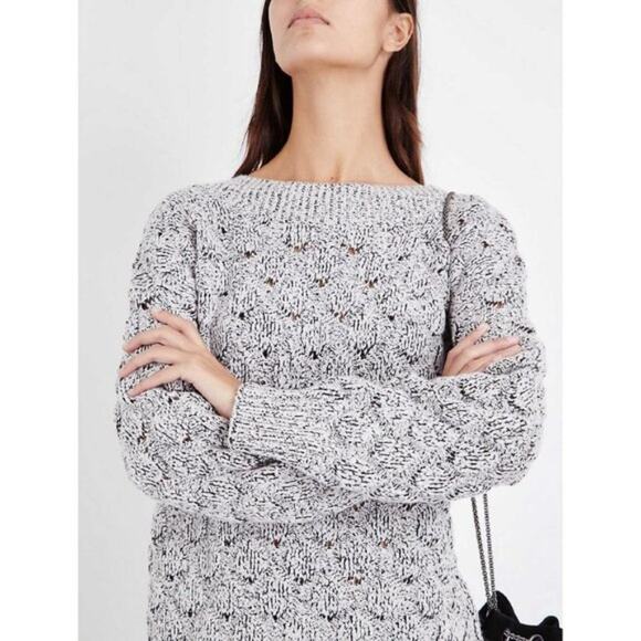 J Brand Camelia Melange Textured Knit Sweater - Picture 2 of 9